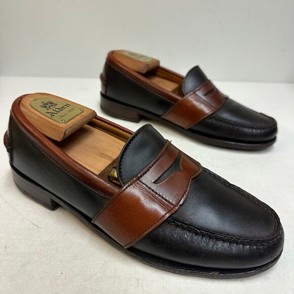 NEW HEELS Rancourt & Co. x H. S. Trask Brown Penny Loafer Handsewn USA 8.5 D main image 4